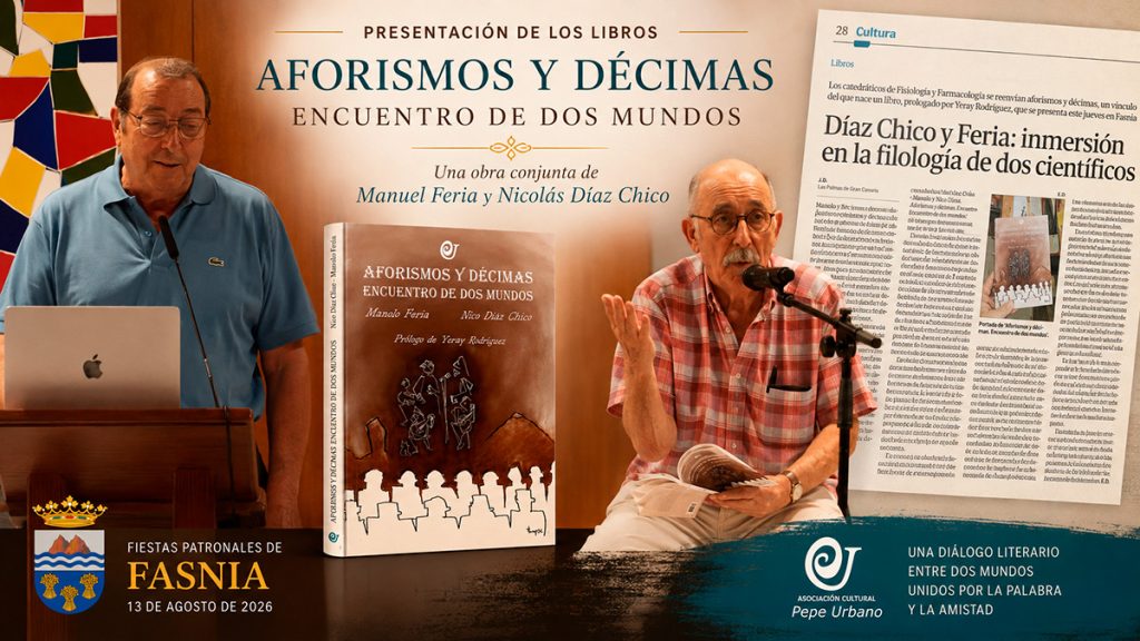 Presentación de «Aforismos y décimas: Encuentro de dos mundos» en Fasnia